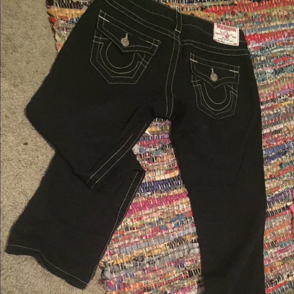 Black true religion pants